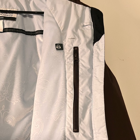 Columbia Womens Brown and light blue Swirl Coat Winter Jacket Size L - Picture 10 of 13